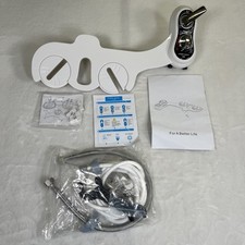 Bidet Attachment for Toilet, Hot and Cold Water Spray Non-Electric Dual Nozzle