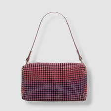 69 Bari Lynn Girls Ombre Crystal Embellished Shoulder Strap Purse Bag