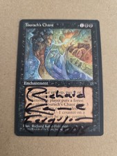 Tourach's Chant  SIGNED By Richard Kane Ferguson  Magic The Gathering 