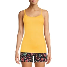 NO BOUNDARIES JUNIOR’S RIB CAMI TOP GOLDEN POND XS (1) NWT [Q]