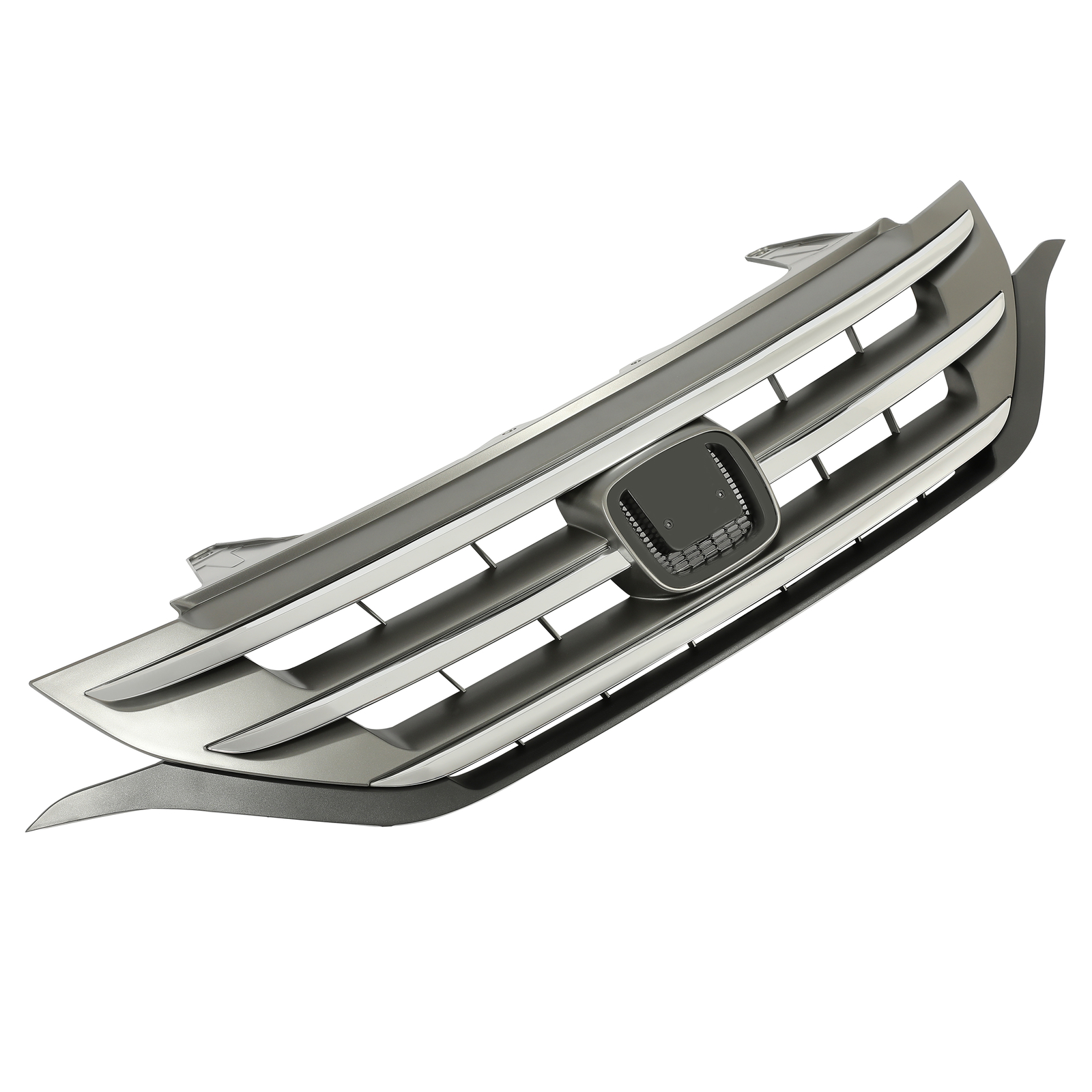 Fits 2012 2013 2014 Honda CRV CRV Front Bumper Hood Upper Grille w/Chrome Trim eBay