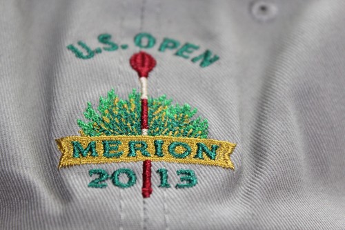 US Open Merion 2013 USGA Golfmütze hellbraun verstellbarer Riemen Kappe bestickt gebraucht, in einwandfreiem Zustand - Bild 9 von 9