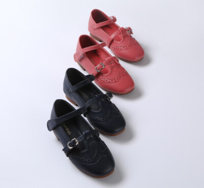 Toddler Little Kids Girls Double Strap Mary Jane Ballerina Flat