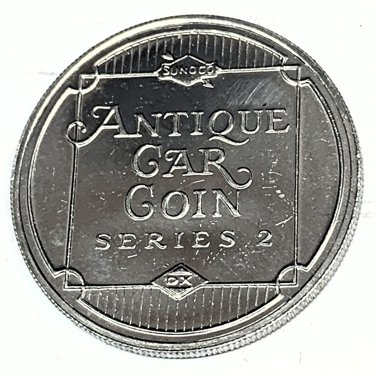 C5430 FRANKLIN MINT, SUNOCO ANTIQUE AUTO AL. MEDAL, HUPMOBILE