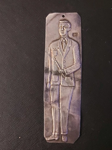 Antique Religious Orthodox Metal Tamata EX Voto Man Silver!!!