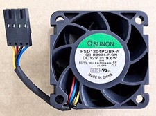 1 of SUNON PSD1204PQBX-A cooling fan 40 40 28mm 4cm DC12V 9.6W 4 pin M158a 