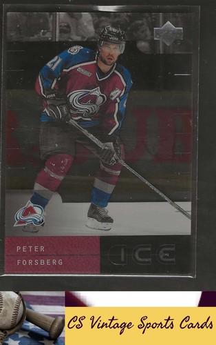 2000 Upper Deck Ice Peter Forsberg #13 card