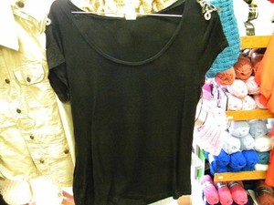 haut femme tee shirt noir camaieu epaule strass taille 38 occasion c21 |  eBay