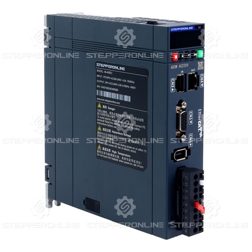 STEPPERONLINE 400W EtherCAT AC Servomotore 3000rpm 1,27Nm 17 bit encoder assoluto - Foto 3 di 3
