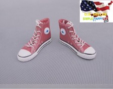 1/6 Zapatos Hombre Tenis Rojo Causal trozo para 12" figura phicen ganghood ❶USA❶