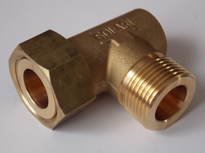 Winkel IG x AG , IG x IG 3/4'' flachdichtend DVGW Edelstahlwellrohr DN16 Solar