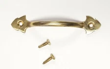 Vintage Solid Brass Drawer Cabinet Bar Pull SINGLE ONLY NOS 2 1/2"