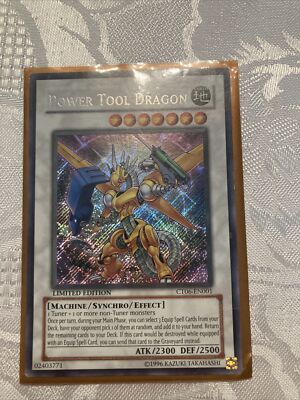 yugioh POWER TOOL DRAGON CT06-EN001 Secret Rare Limited Edition NM