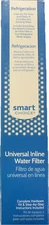 NEW Smart Choice Universal Refrigerator Inline Water Filter 46-33005.