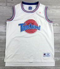 VTG Champion Men  s M Tune Squad 1 Bugs Bunny Space Jam Basketball Jersey 90s