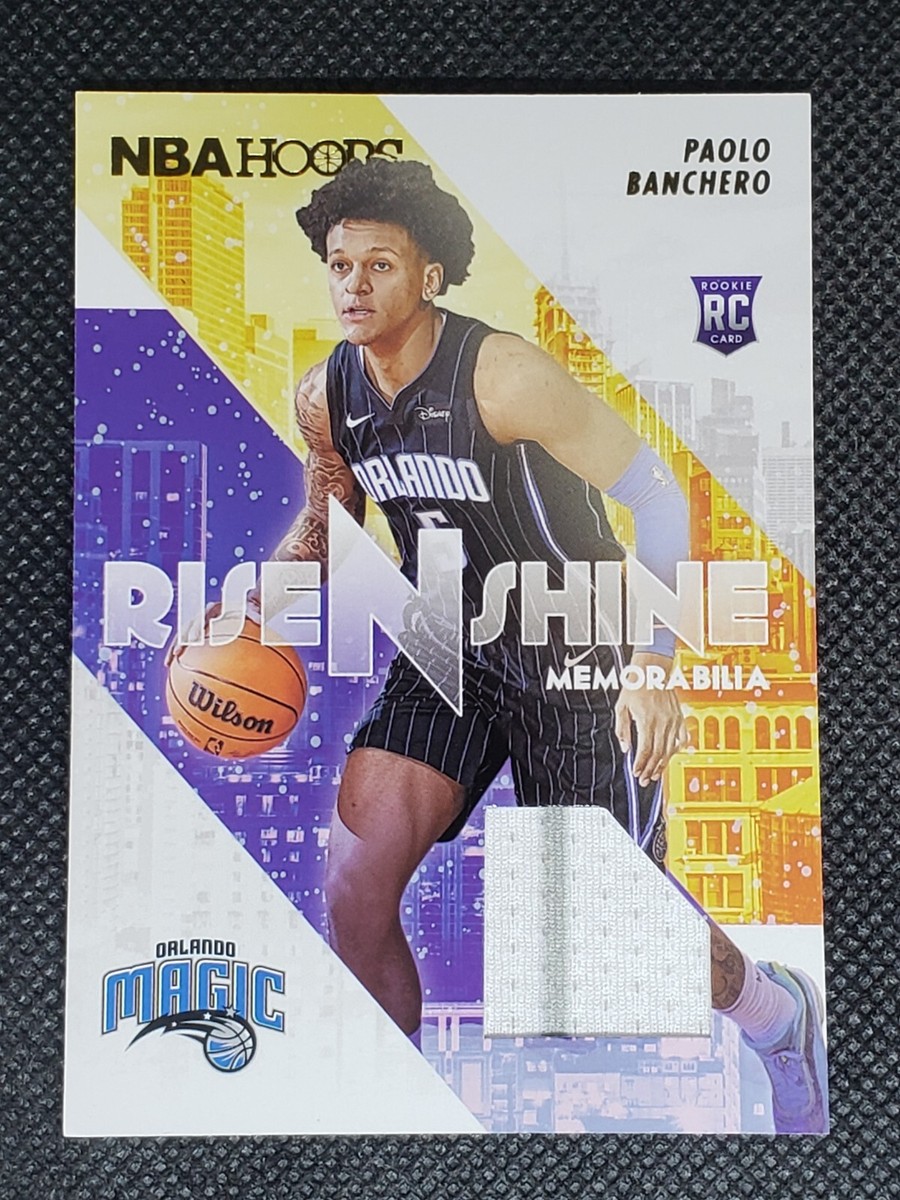 2022-23 Panini Hoops PAOLO BANCHERO RC #RS-PBO RISE-N-SHINE ROOKIE