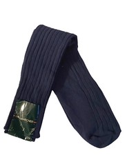 Vintage HILL  ARCHER Navy color socks Size 10-13 cotton /nylon Made in USA