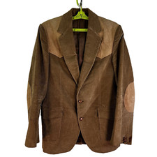 Pen Western Pendelton Corduroy Leather Pads S...