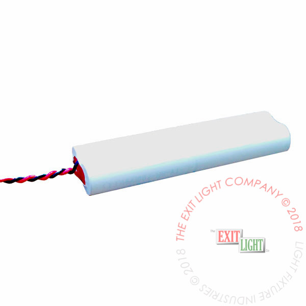 LFI Emergency Exit Sign Batteries | 1.2V 1000mAh NiCad, 2-Pack BAA-12-2