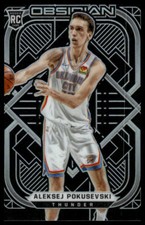 2020-21 Panini Obsidian #187 Aleksej Pokusevski Oklahoma City Thunder