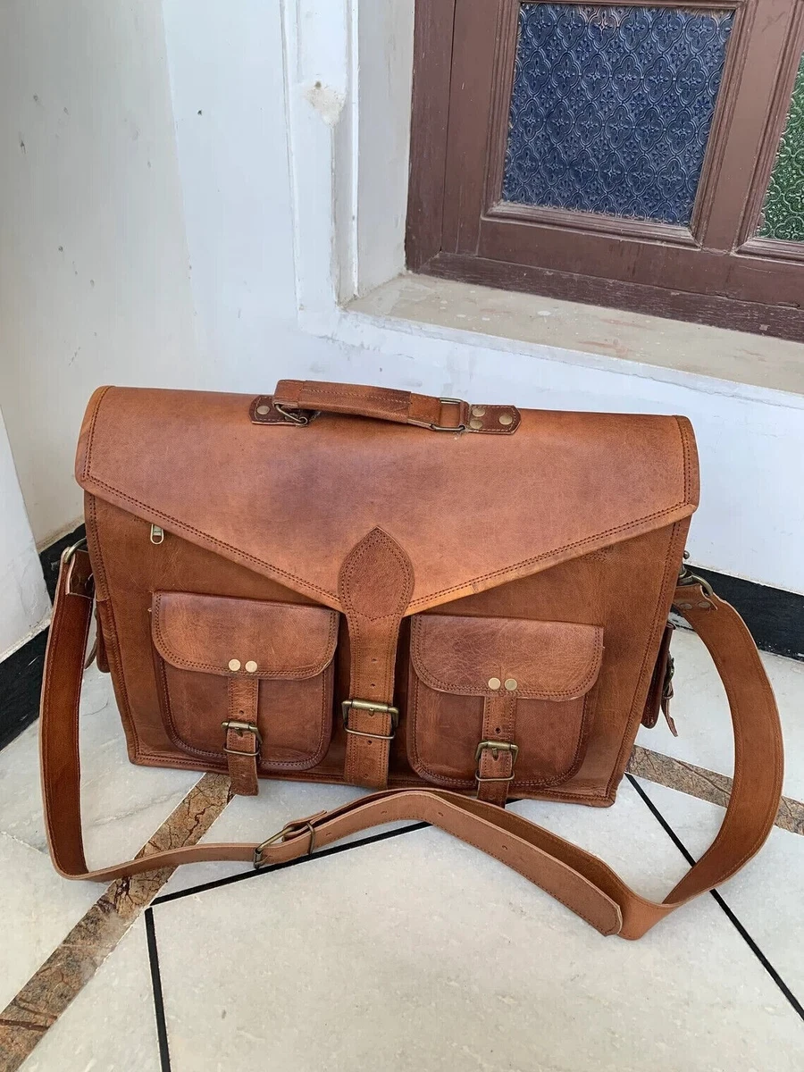 Men's briefcase top laptop bag