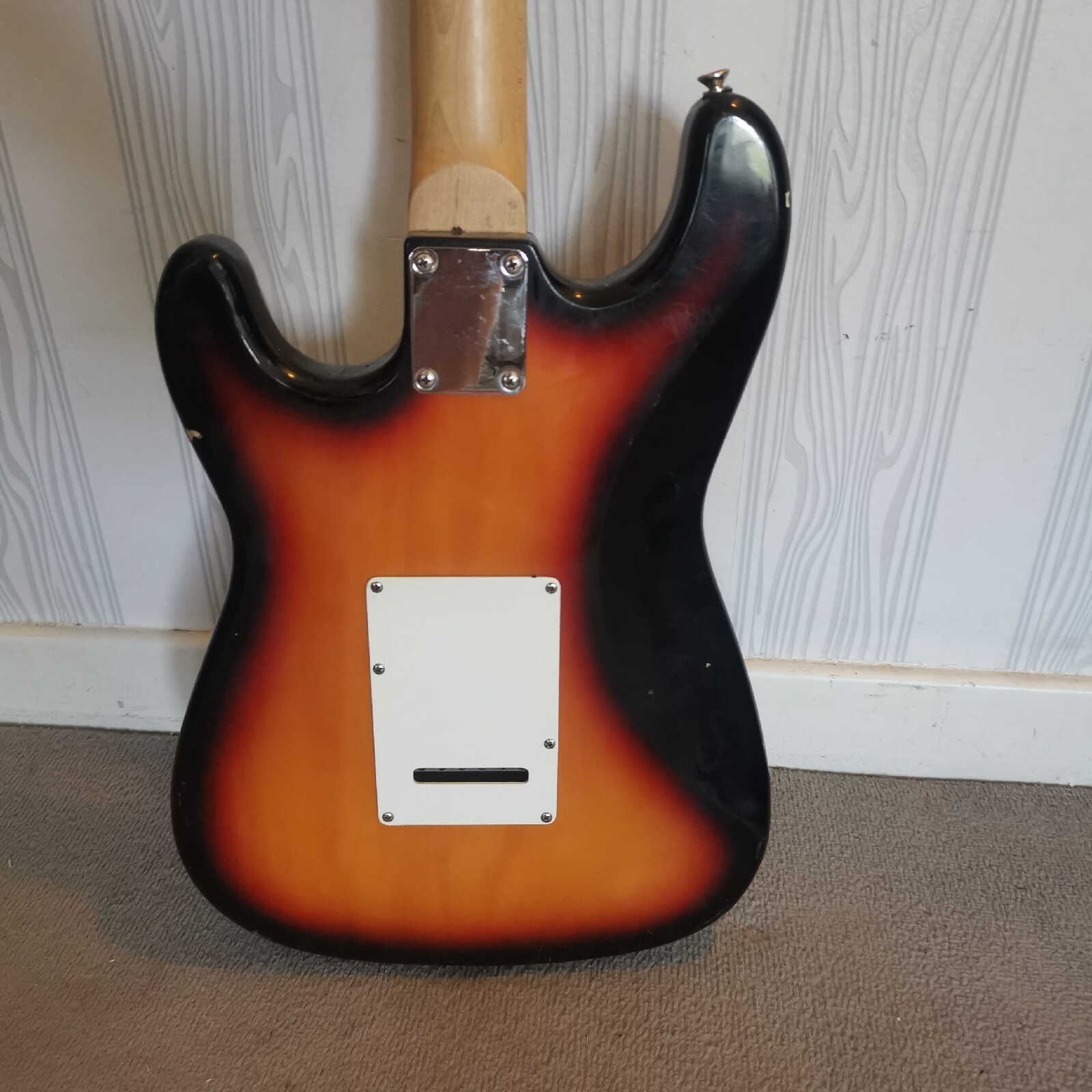 Vintage Encore John Hornby Skewes Sunburst Strat Style Electric Guitar