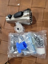 Hibbent Kitchen Faucet Head Replacement, Pull Down Kitchen Spray Head 3-Function