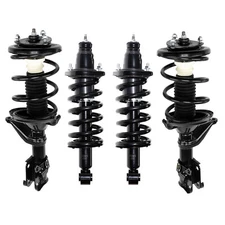 Front & Rear Complete Struts Coil Springs Set of 4 for 2002-2006 Honda CR-V 2.4L