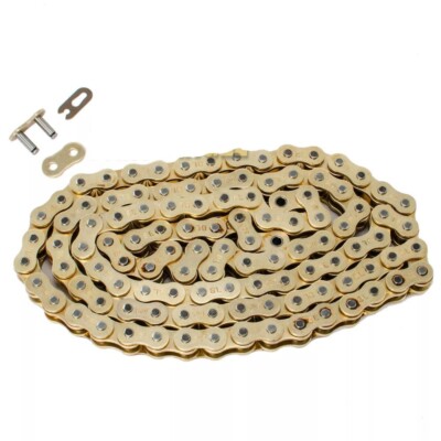420 Chain 132 Links For Derbi 50 GPR 50 Aprilia 50 Rieju 50 Kawasaki KX80 KX85
