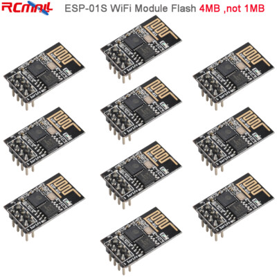 10pcs ESP8266 ESP-01S WiFi Wireless Module 4MB Flash 32Mbit for Arduino ESP32