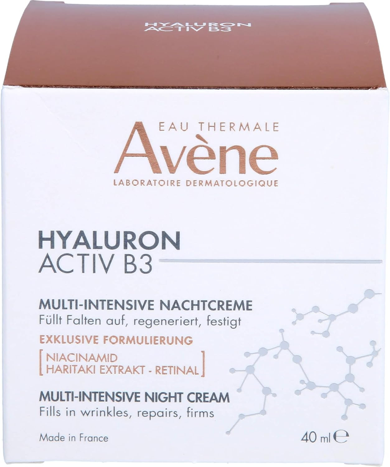 Hyaluron Activ B3 Avène Crema Notte 40ml - Trattamento Viso Anti-Età
