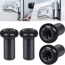 4 Pcs Door Hinge Nuts Replacement Screws Fits...