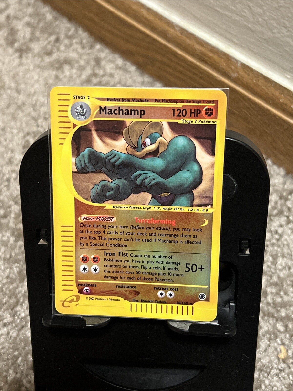 Pokémon TCG Machamp Expedition Base Set 51/165 Reverse Holo Rare. NM PACK FRESH!