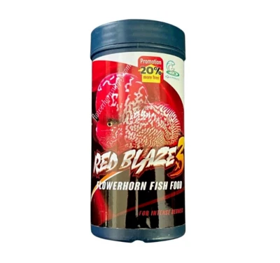 CZ AQUA PRODUCTS FLOWERHORN FISH FOODS - CZ AQUA - RED BLAZE 100G - FREE SHIPPING