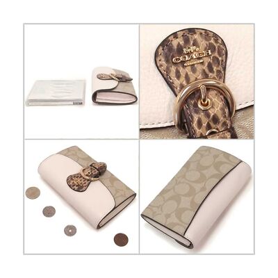 人気★COACH コーチ Kleo Wallet カードケース 小銭入れ 財布 COACH Kleo Wristlet Wallet in Blocked Signature Canvas with