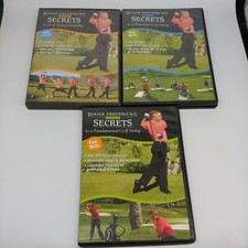 Roger Fredericks Reveals Secrets to a Great Golf Swing 3 DVD Lot