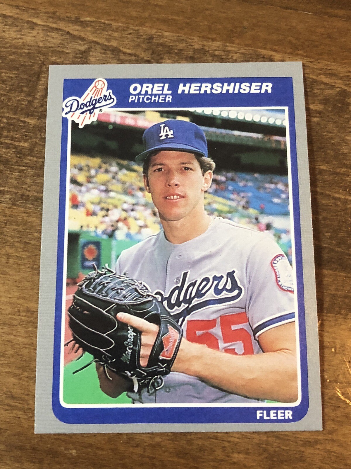 1985 Fleer Orel Hershiser #371 Rookie RC