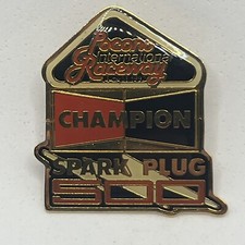 Champion Spark Plug 500 Pocono Raceway Long Pond Race Racing Lapel Hat Pin