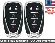 Lot 2x New Replacement Keyless Key Fob SHELL CASE for Select Chevrolet Vehicles