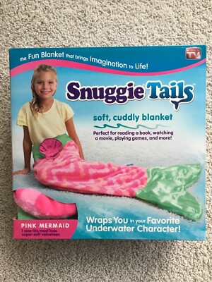 Snuggie Tails Wearable Mermaid Tail Blanket Pink NEW