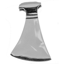 925 Silber Wikinger Axt Anhänger 6cm Axtamulett Replikat Fund Trondelag Breitaxt