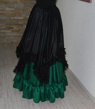 Gothic Burlesque Steampunk Pixie Rock Ball Party WGT Cicil War schwarz Ballkleid