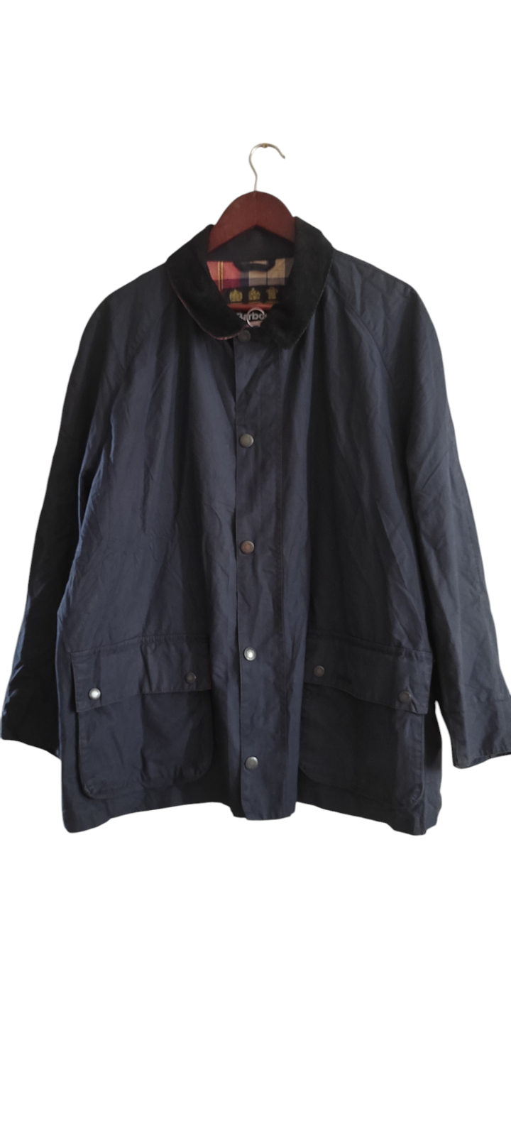 Barbour Men's Royal Navy Awe Casual Cotton Jacket Size XXL