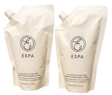 Image of ESPA Eucalyptus and Tea Tree Nourishing Hand cream Lotion 400ml x 2