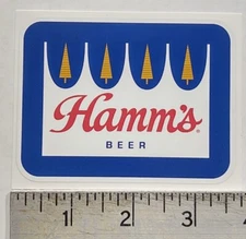 Vintage Hamm's Beer sticker decal