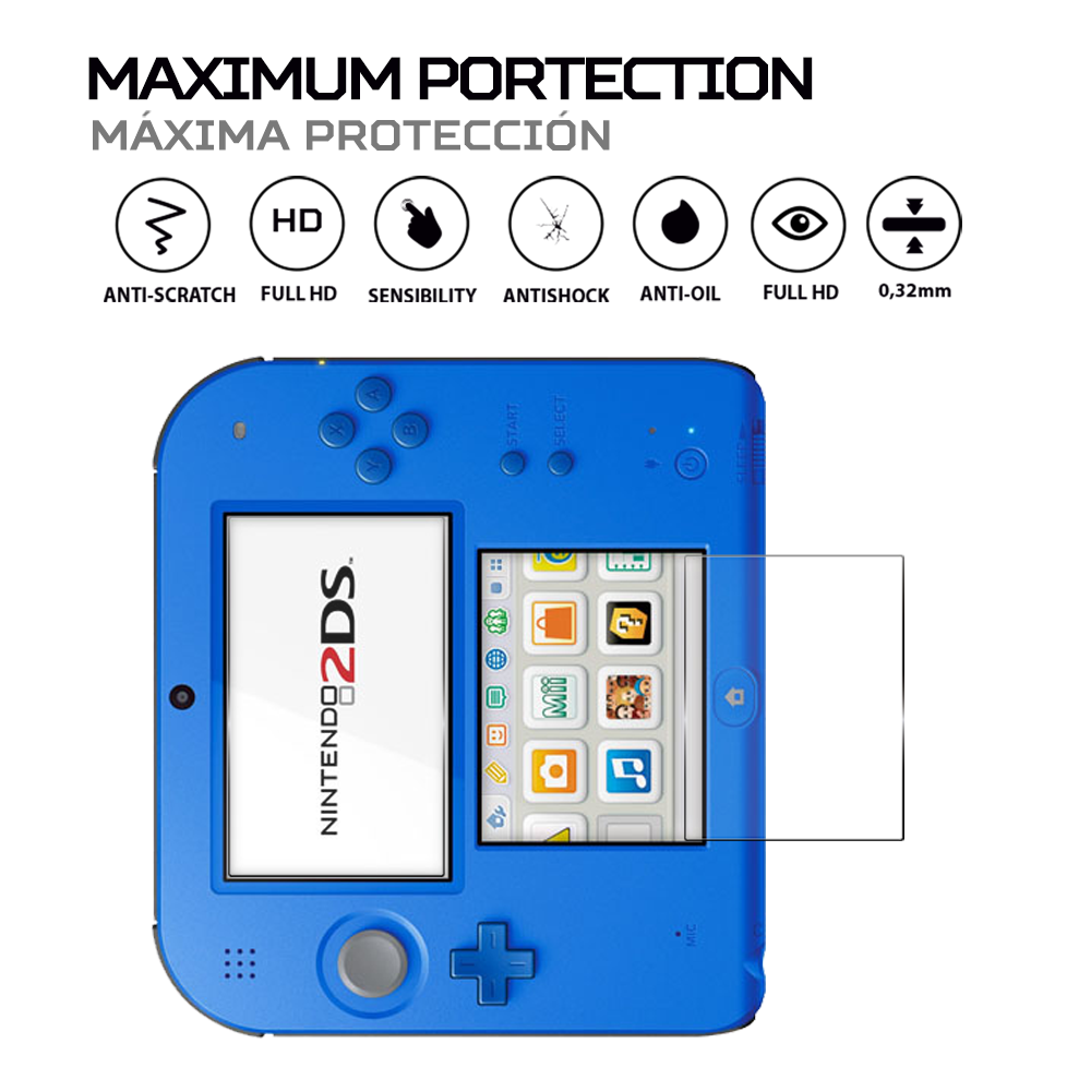 ANTISHOCK Screen protector for Nintendo 2Ds