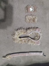 lion costume accessories, 2 paws, 1 mane, 1 tail