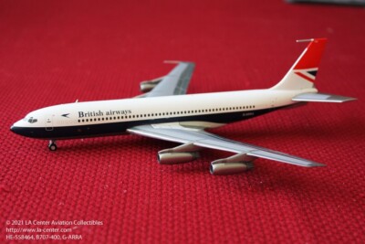 Herpa Wings British Airways Boeing 707-400 Old Negus Color Diecast