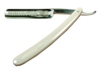 Razor Plastic Cream-white Golddachs Solingen Razor Plastic Cream-white Golddachs Solingen
