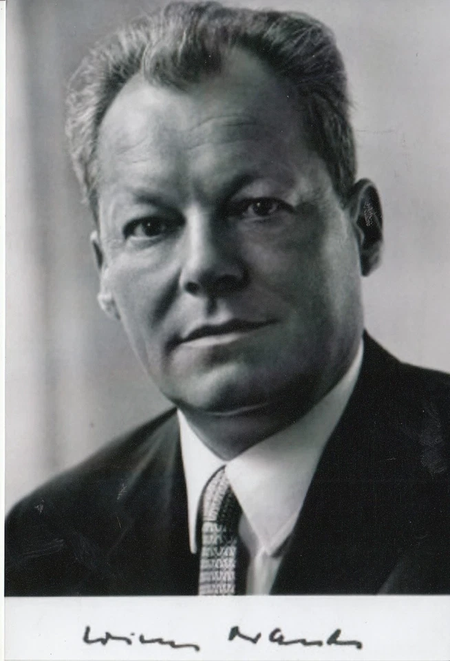 Willy Brandt  +Autogramm++ ++Bundeskanzler++ - Bild 1 von 1